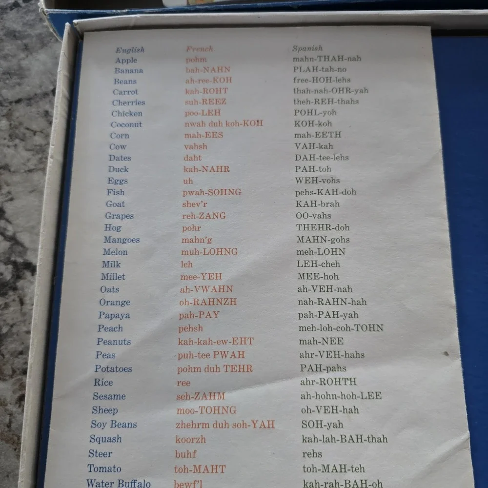 Coloform vintage lingo